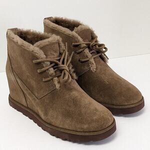 UGG Classic Femme Lace-Up Boots, Brown, Women's 9 M